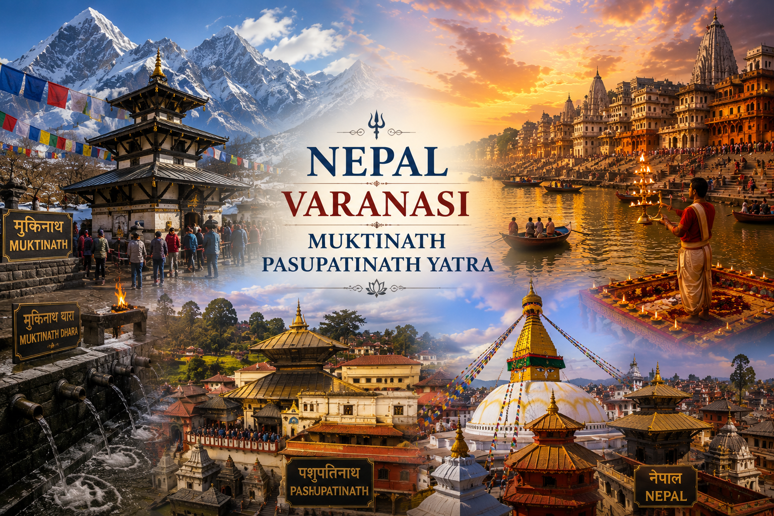 VARANASI-AYODHYA-MUKTINATH-PASUPATHI NATH YATRA