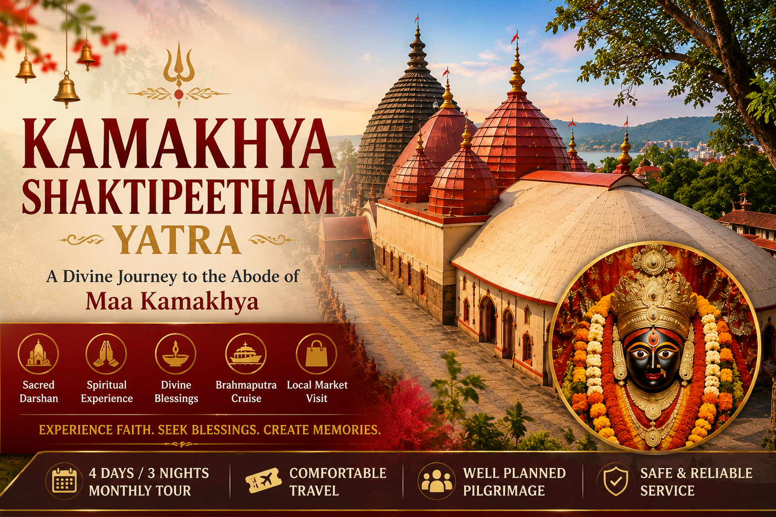 Kamakhya Shaktipeetham – A Divine Seat of Shakti in Guwahati