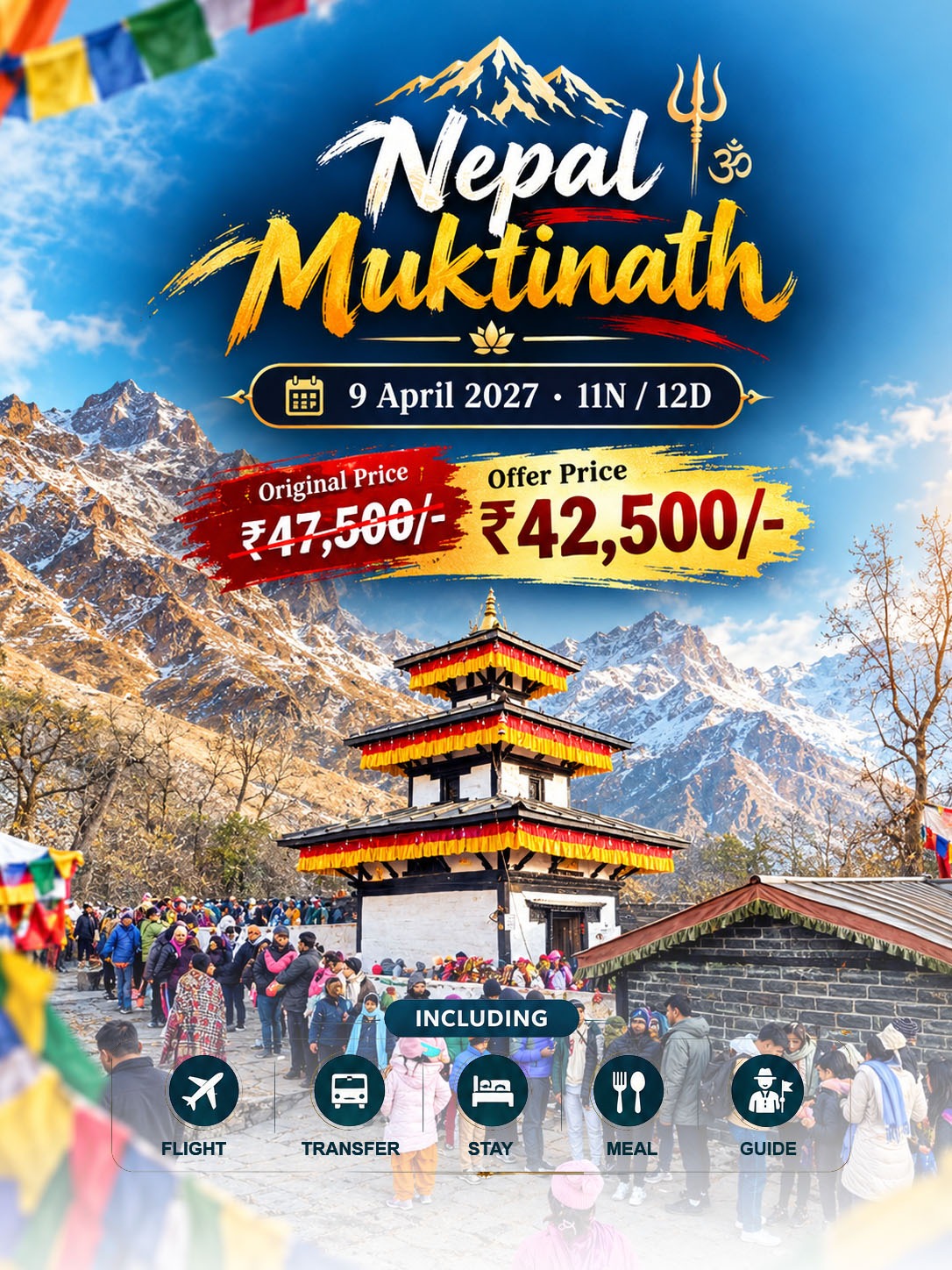 Nepal Muktinath Yatra Package 2027 at ₹42,500 | SSB Travelz