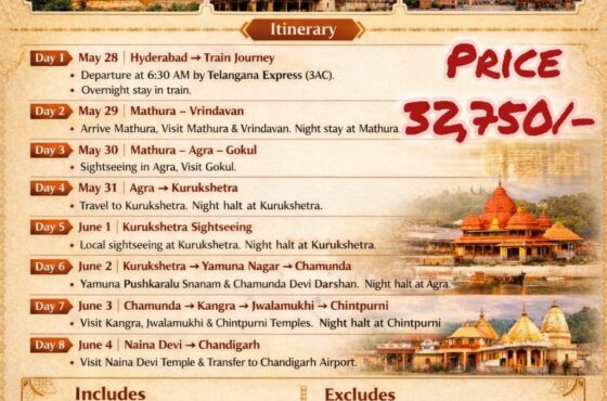 Divine North India Shaktipeet & Yamuna Pushkaralu Yatra